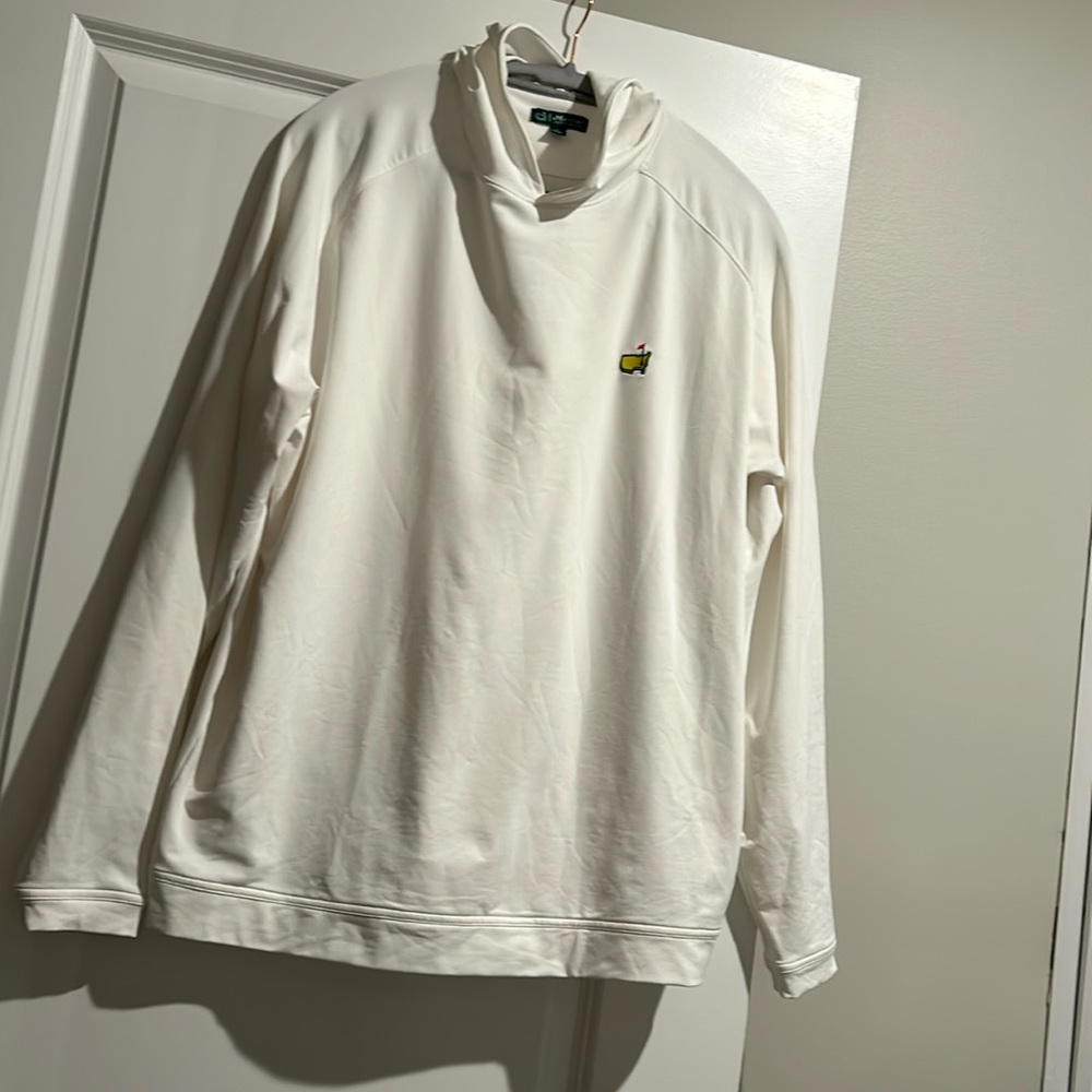 Peter Millar White Hoodie